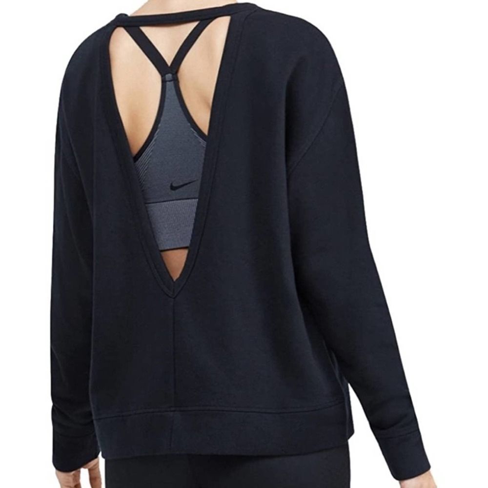 NEW Nike Dri-Fit Open Back Sweatshirt